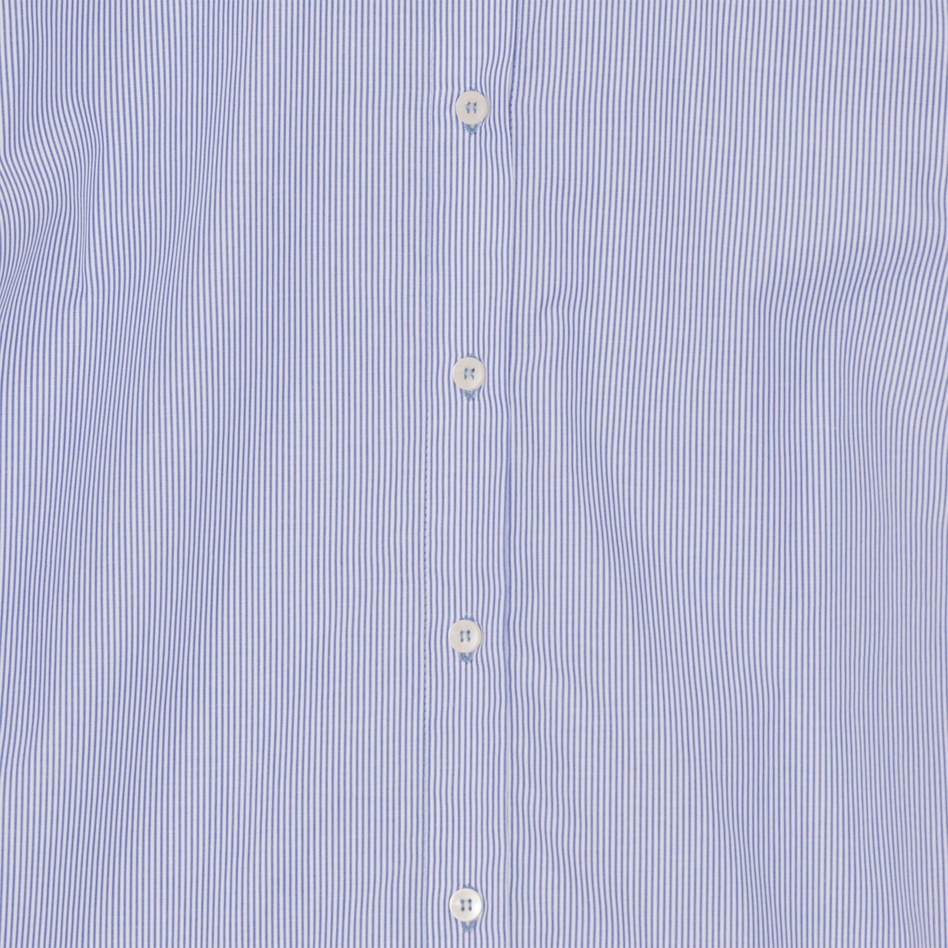 Arthur Shirt White/Blue Stripe