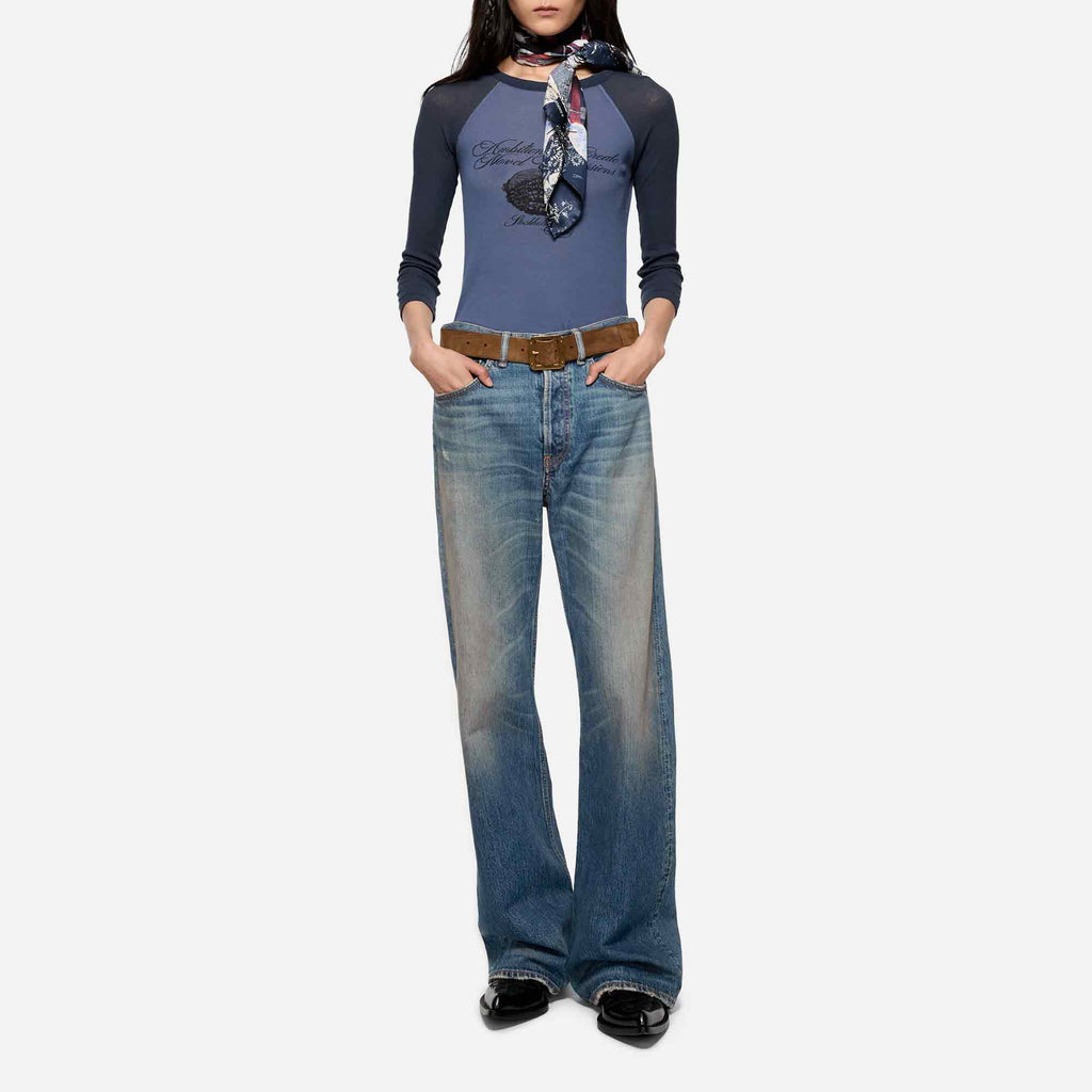 2021F Jeans Mid Blue Bingo