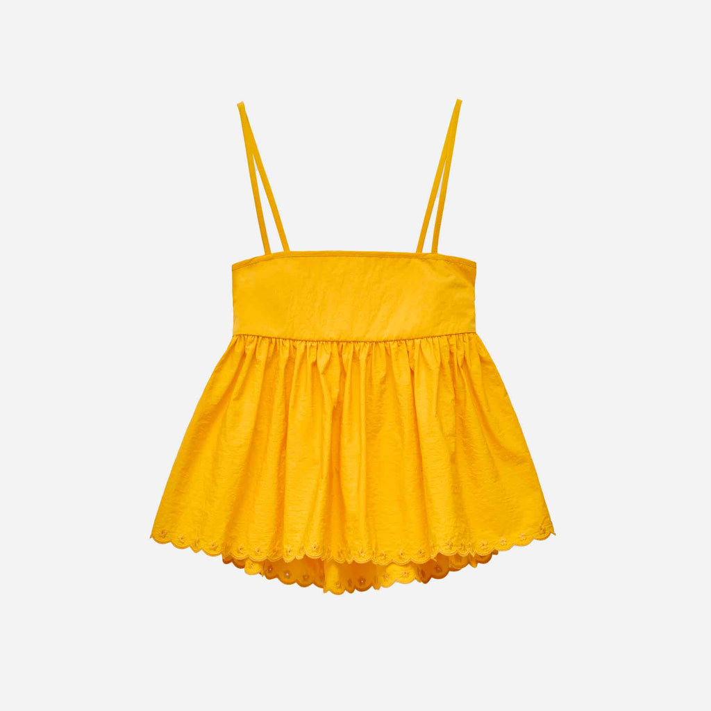 Selena Top Winter Yellow