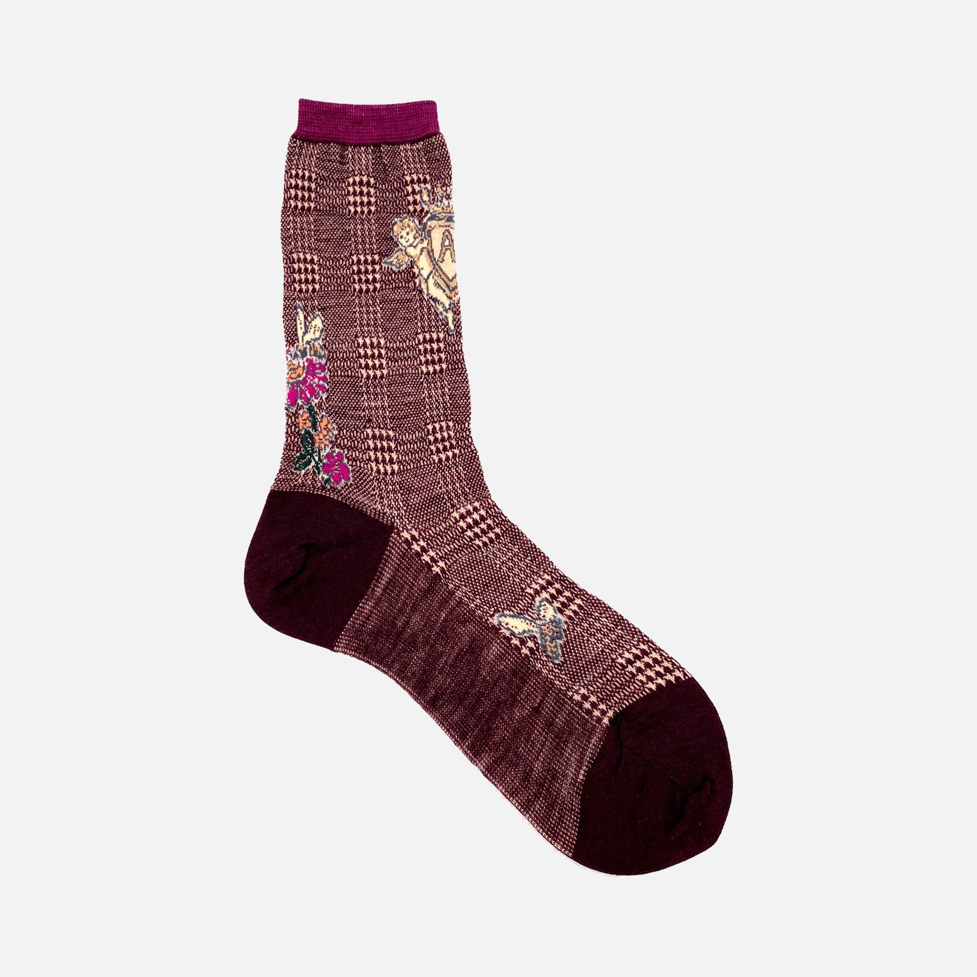 K b Antipast AM 756 Socks Wine Hurtig Levering ANOTHERnu