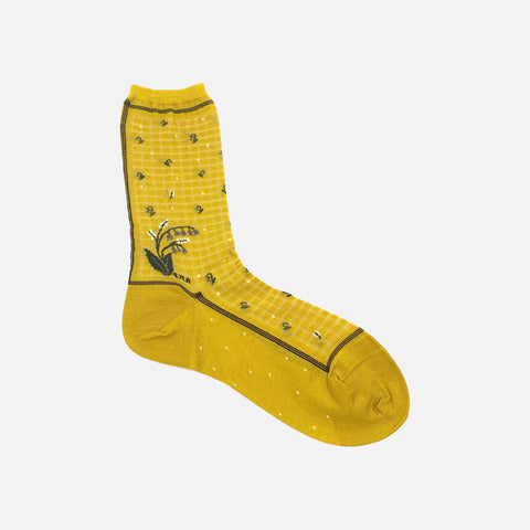 AM-765 Socks Muguet Yellow