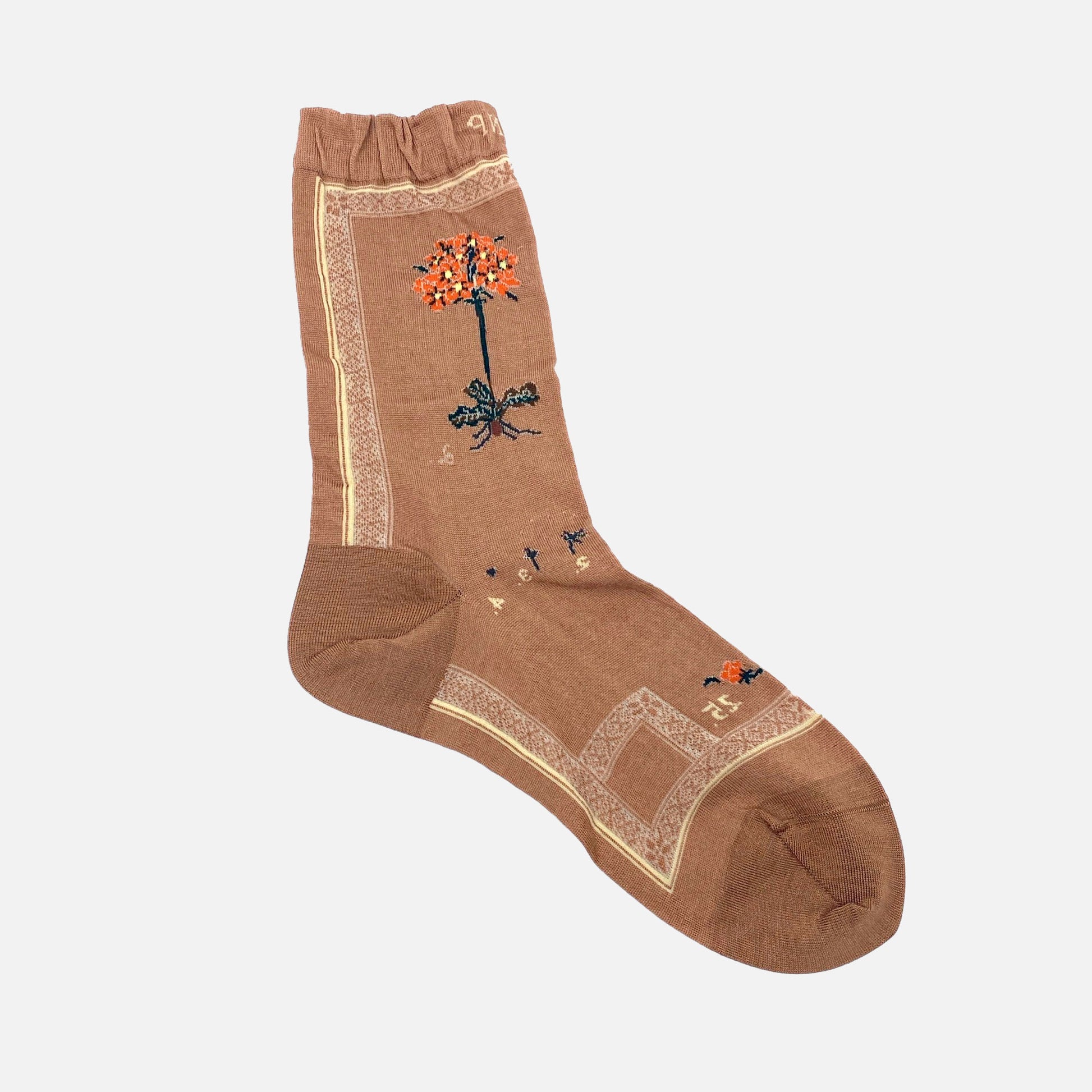 Botanical Socks Camel
