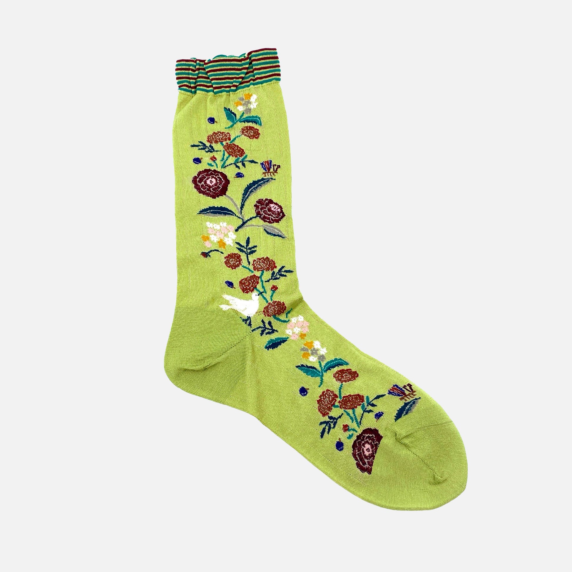 Bouquet Socks Lime