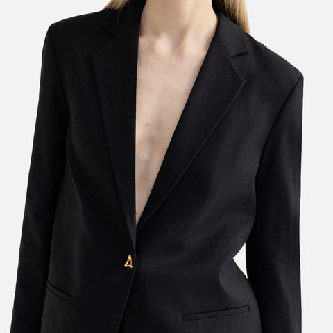 Mercedes Classic Suiting Blazer Black