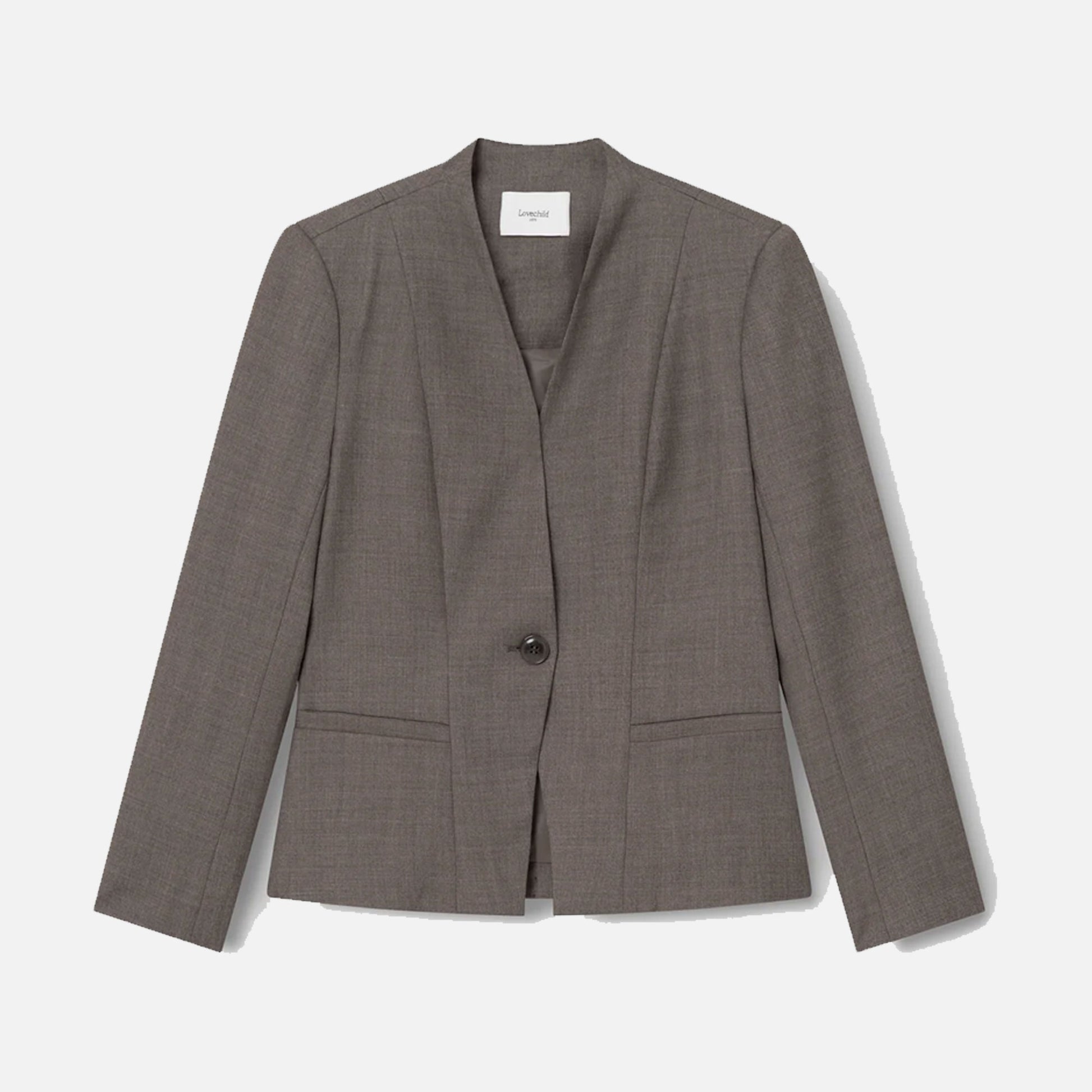 Akira Blazer Dark Grey Melange
