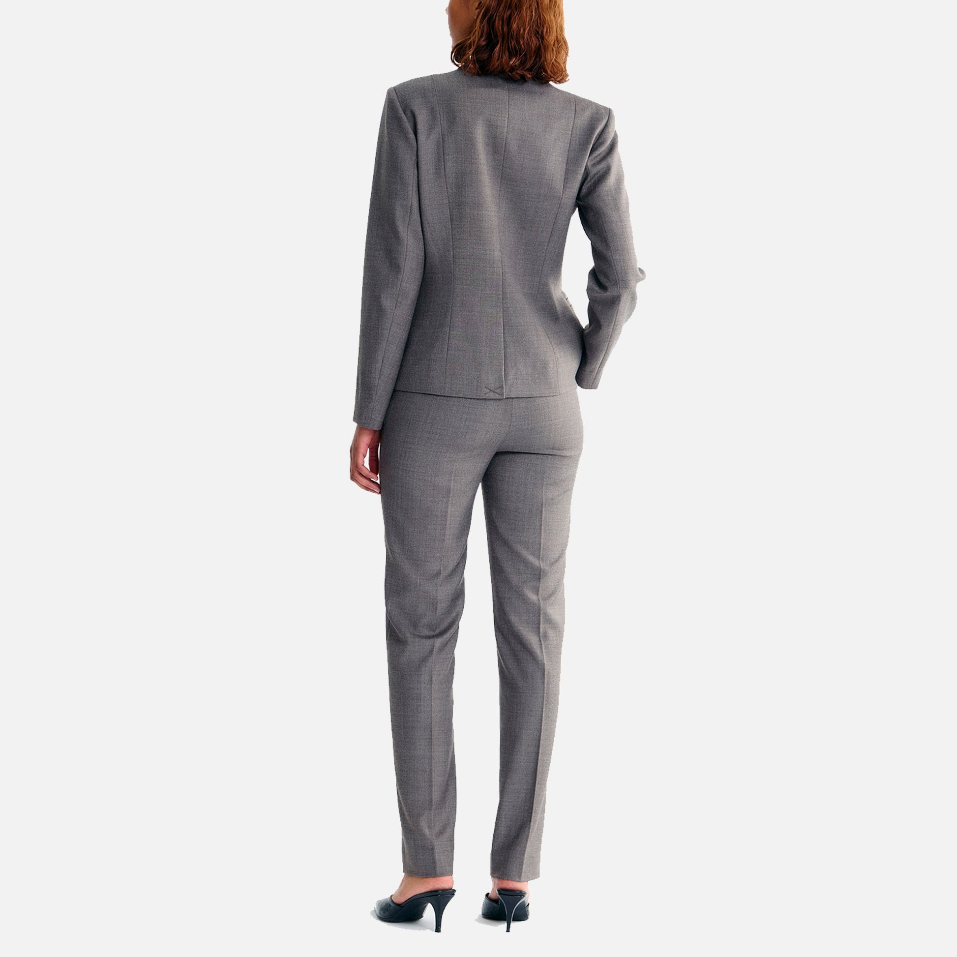 Akira Blazer Dark Grey Melange