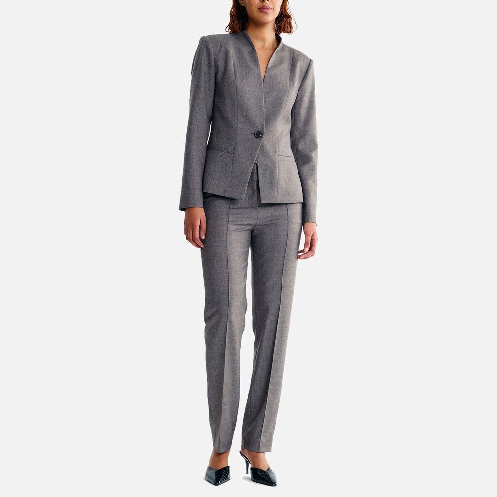 Akira Blazer Dark Grey Melange