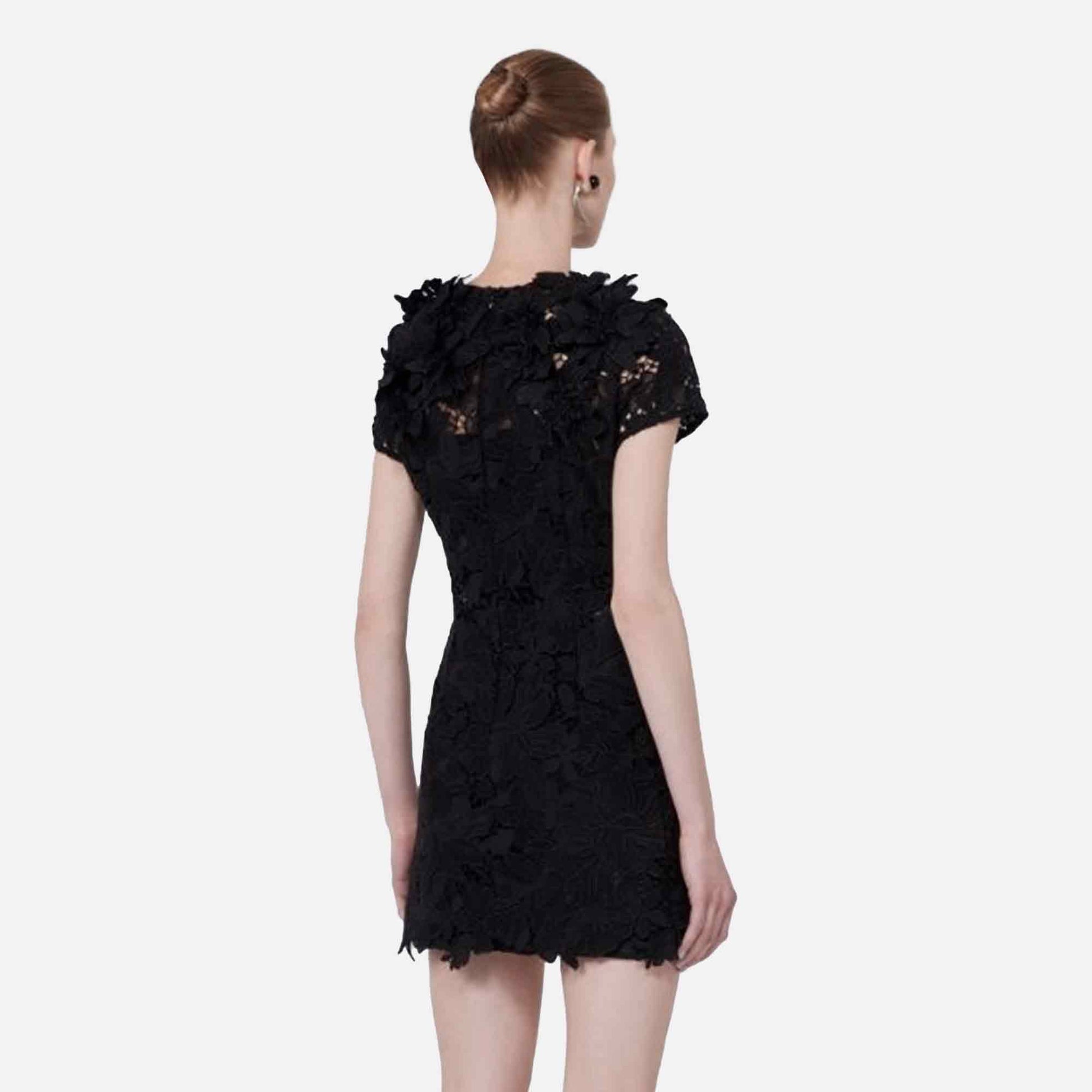 Ala Lace Dress Black