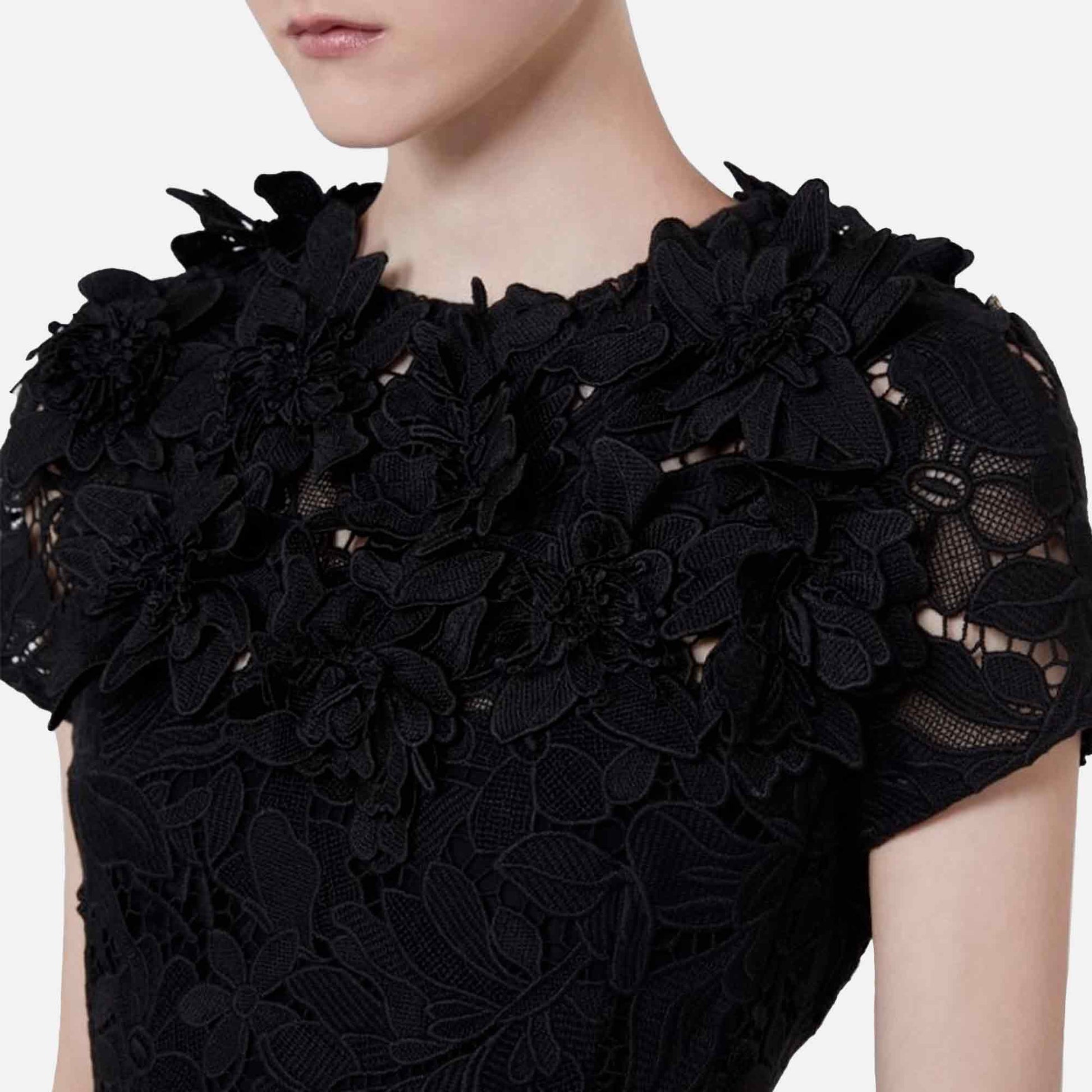 Ala Lace Dress Black