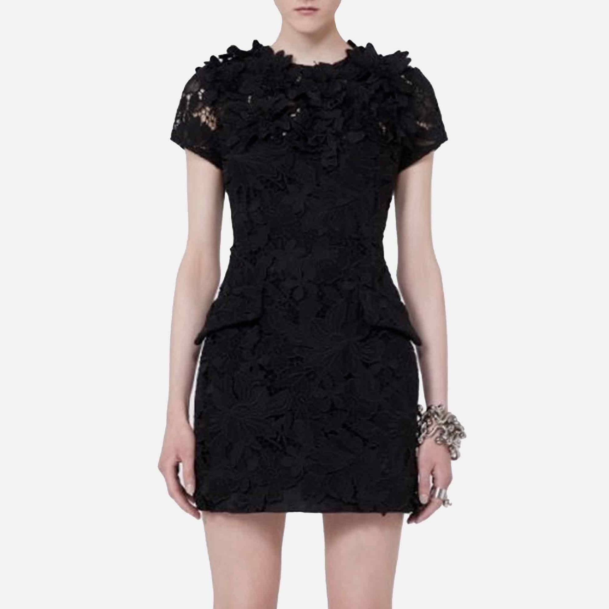 Ala Lace Dress Black