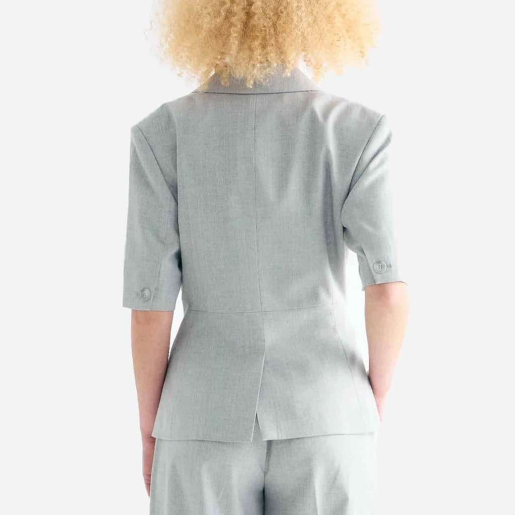 Alana Blazer Light Grey Melange