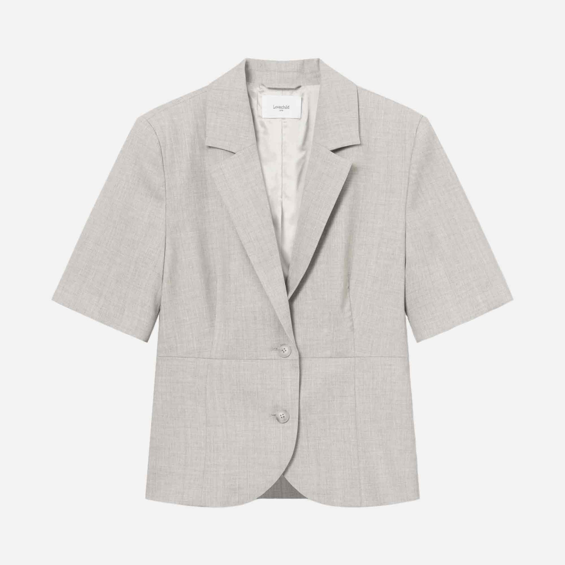 Alana Blazer Light Grey Melange