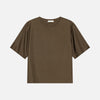 Alberta Silk Tee Stone Grey