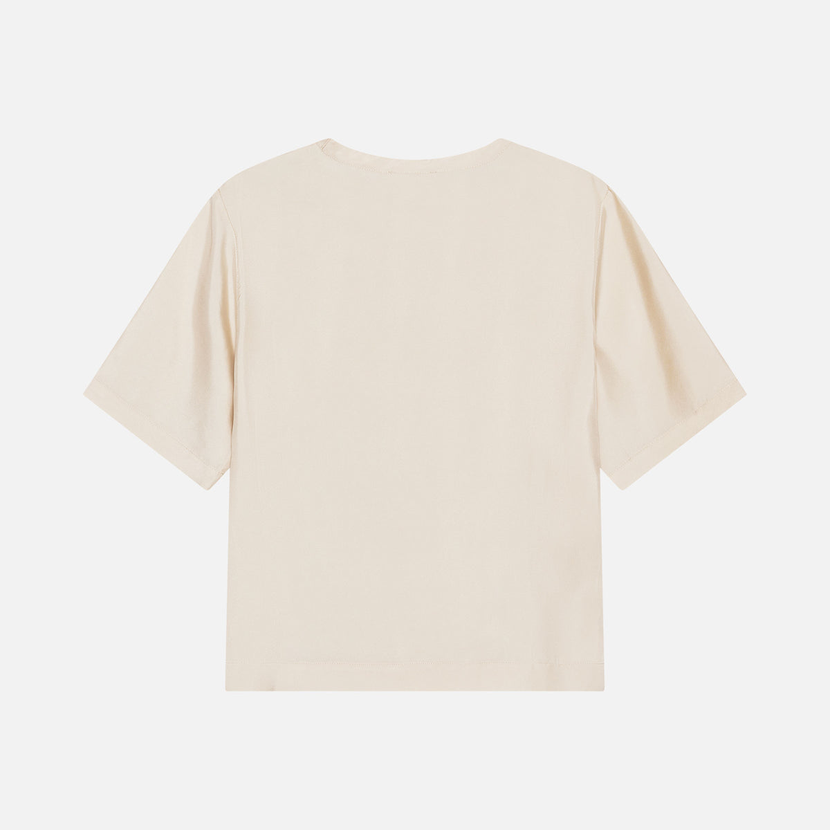 Alberta Silk Tee Tabioca