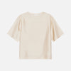 Alberta Silk Tee Tabioca