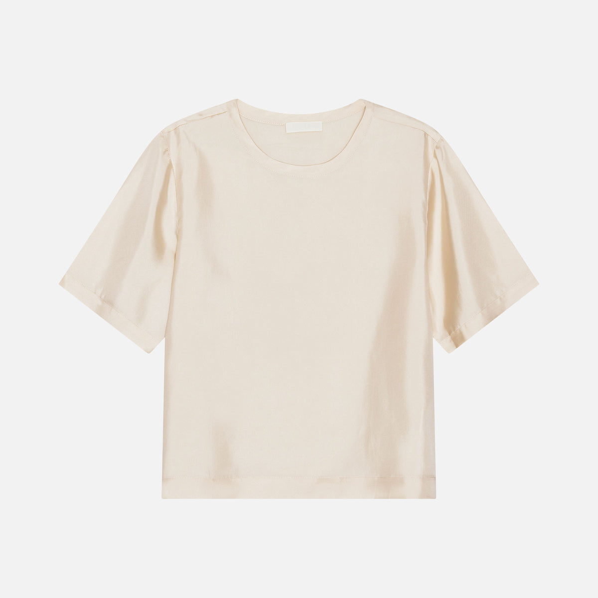 Alberta Silk Tee Tabioca