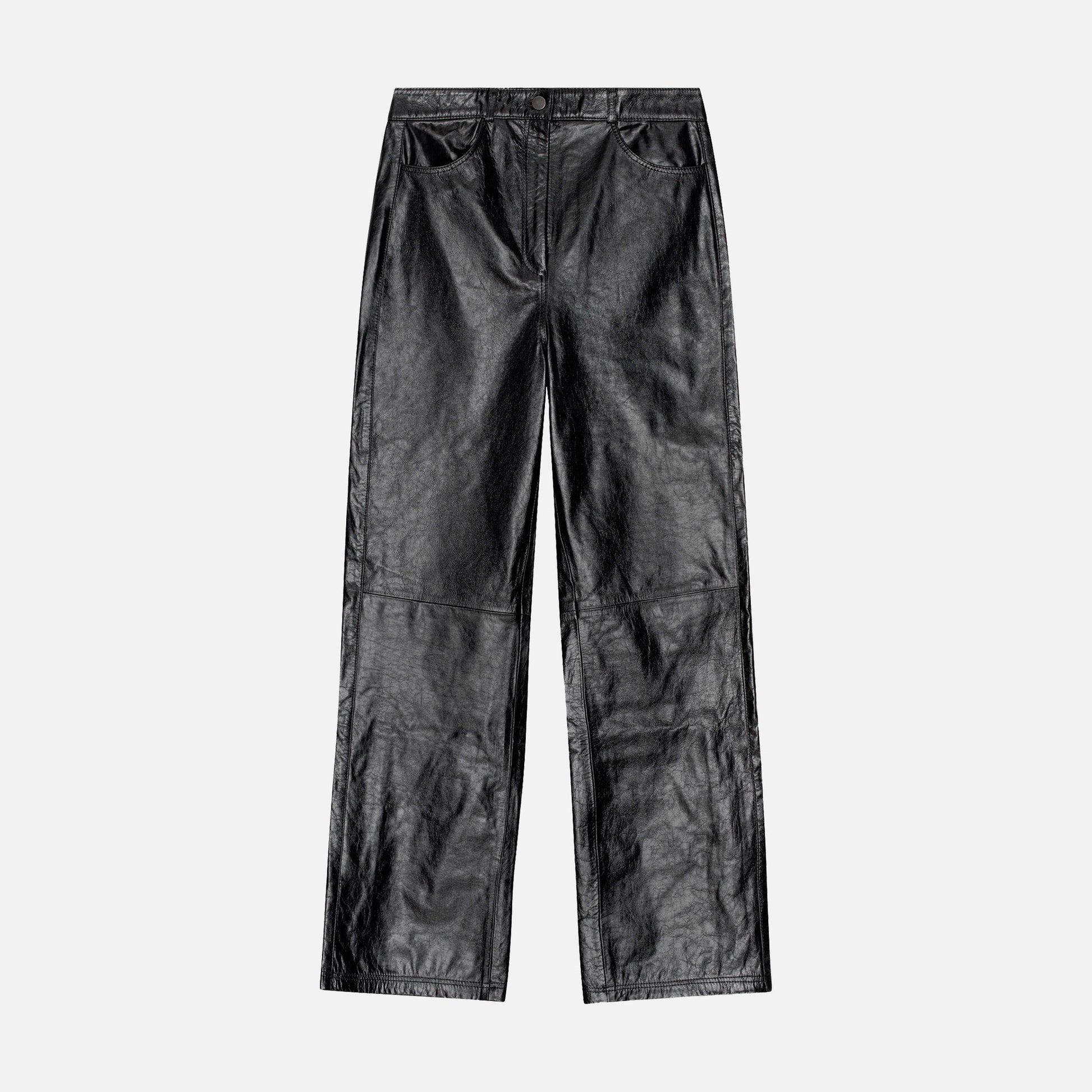 Alex Leather Pants Black