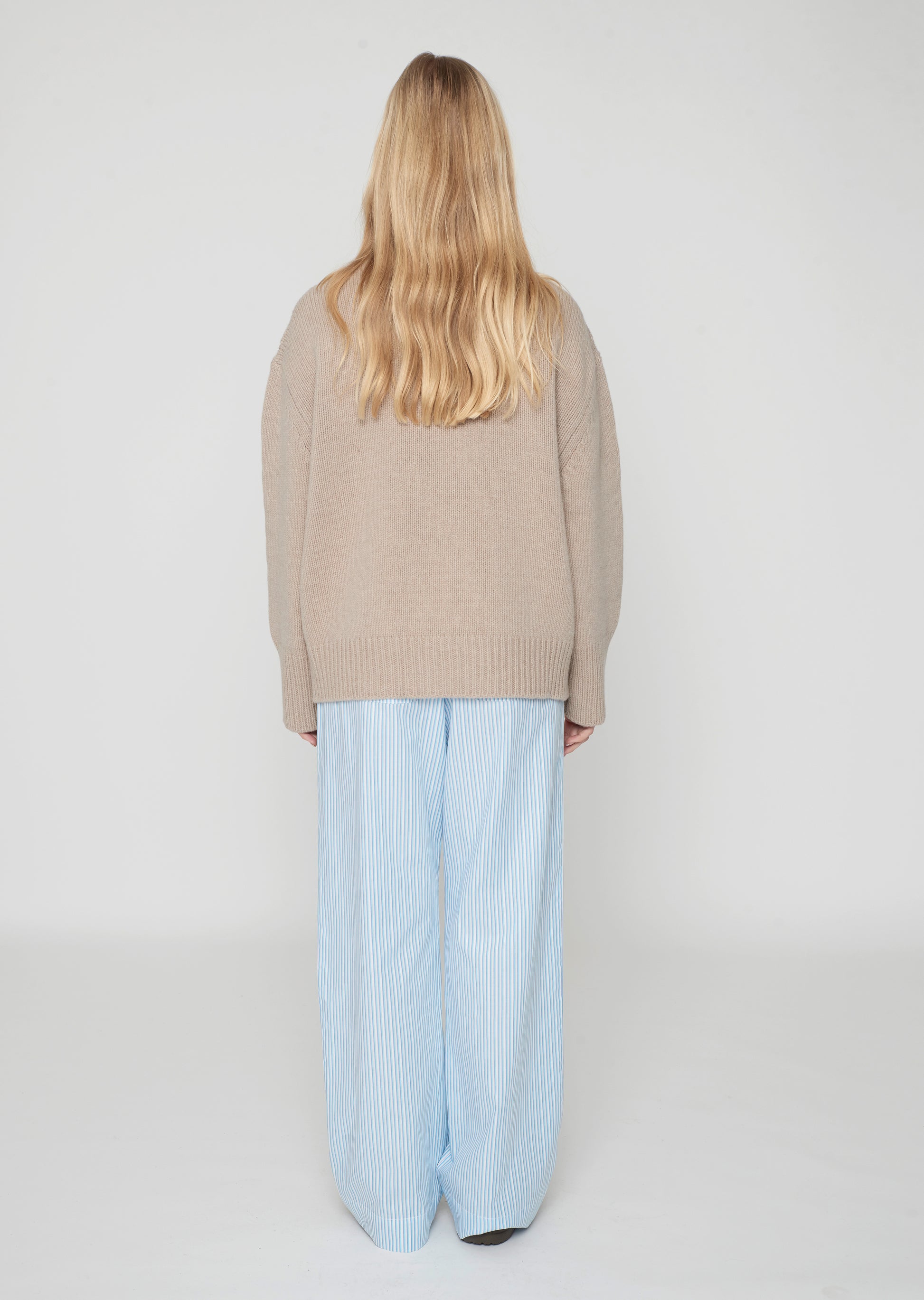 Sam Pants Petit Stripe Turquoise