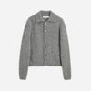 Alpaca Cardigan Grey Melange