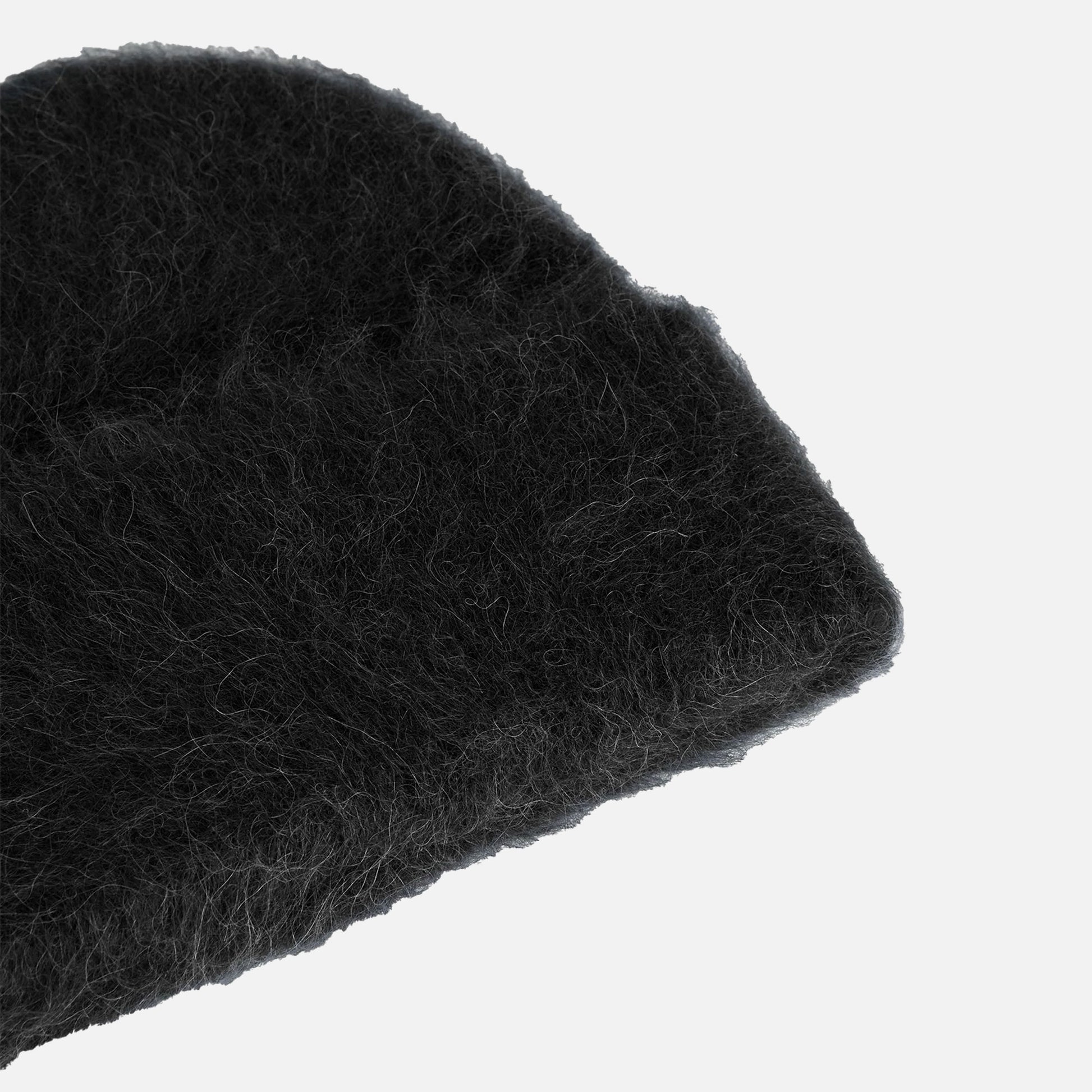 Alpaca Knit Beanie Black