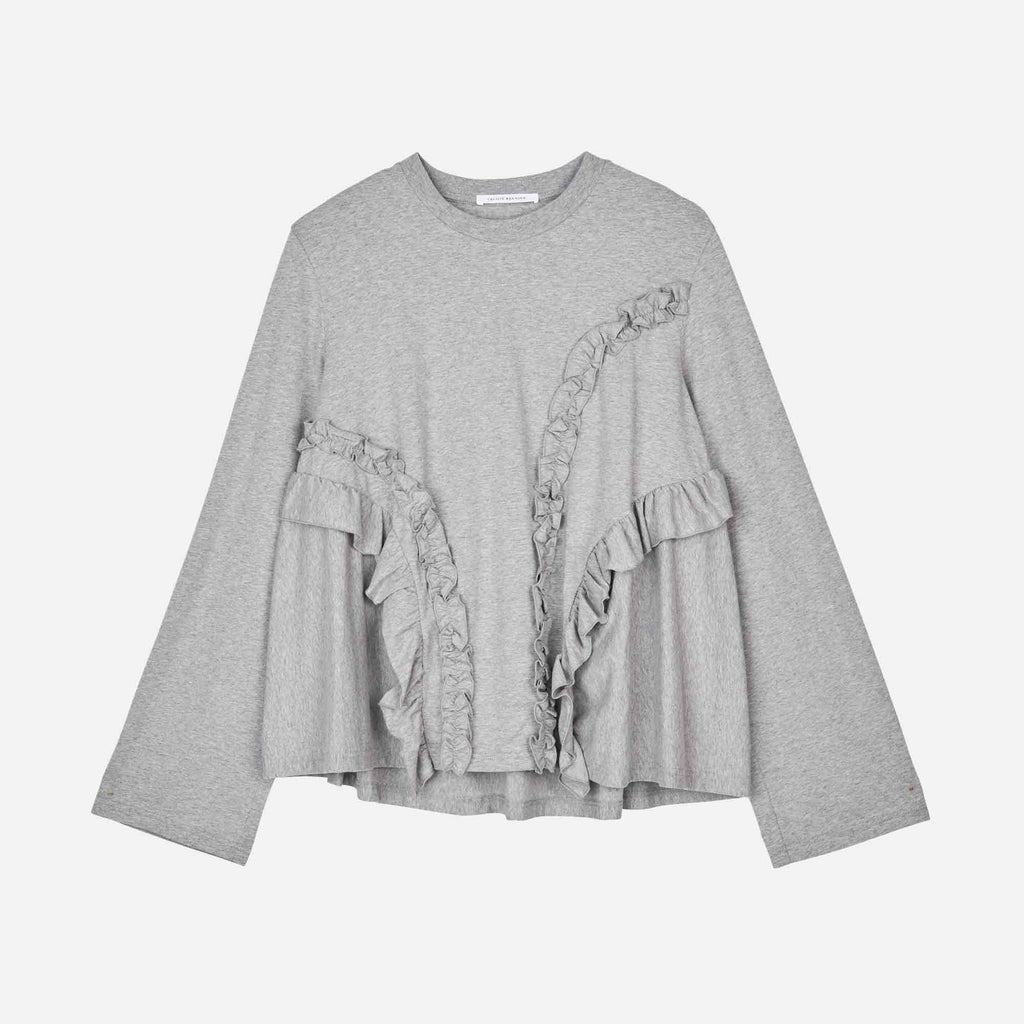 Alva T-shirt Grey Melange