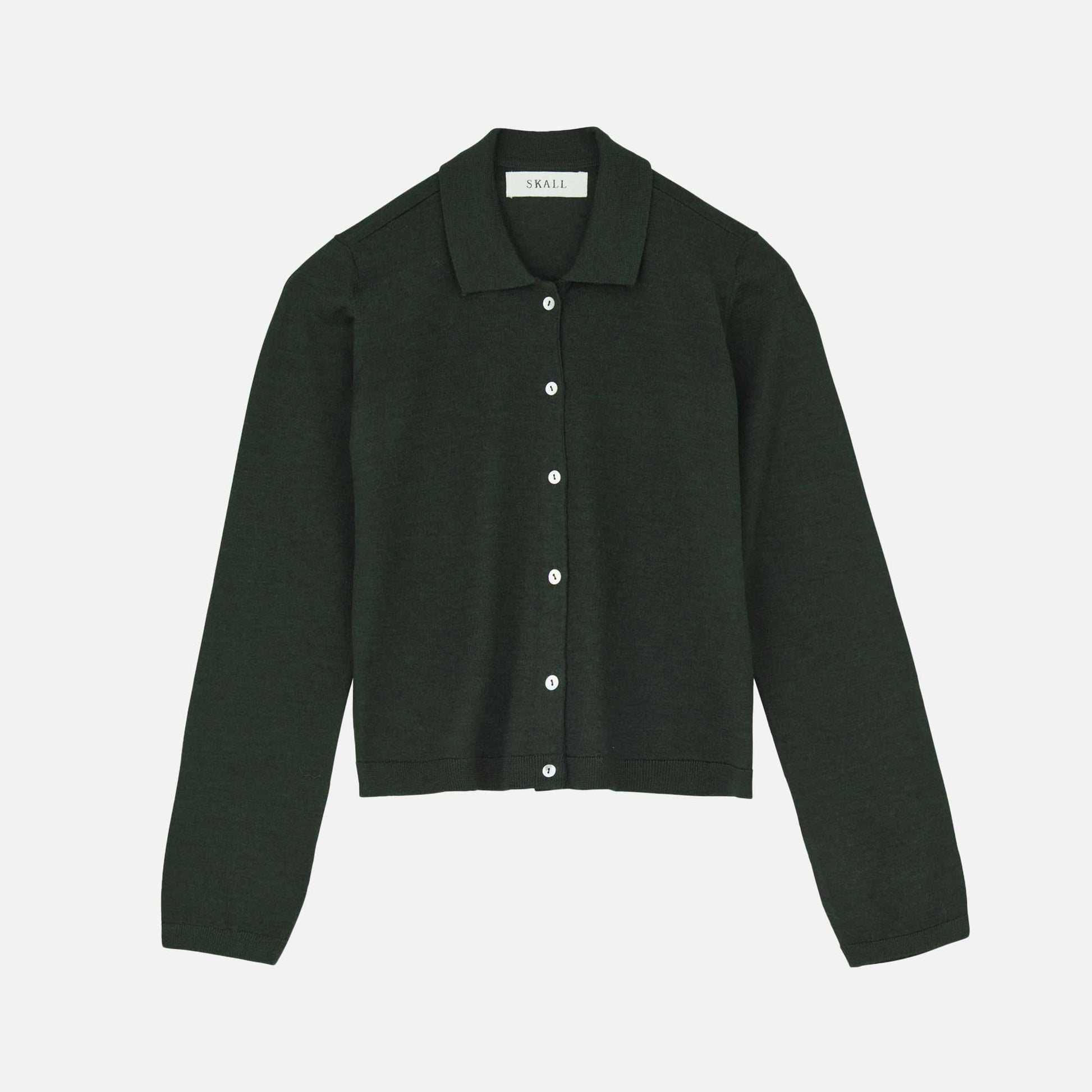 Amethyst Cardigan Dark Pine