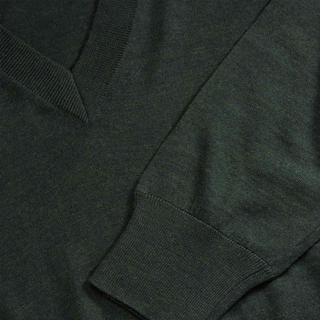 Amethyst V-Neck Jumper Dark Pine