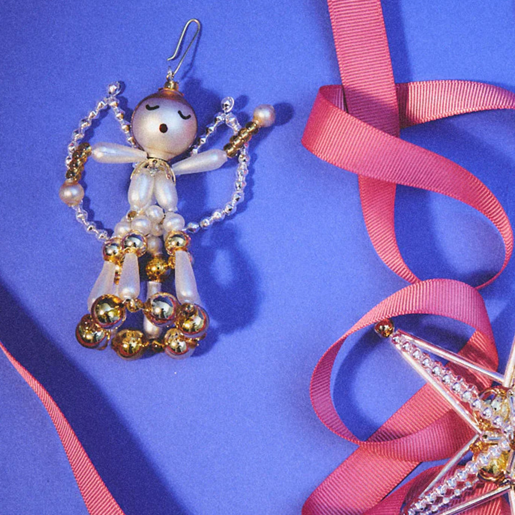 Gabriel Christmas Angel Gold/White
