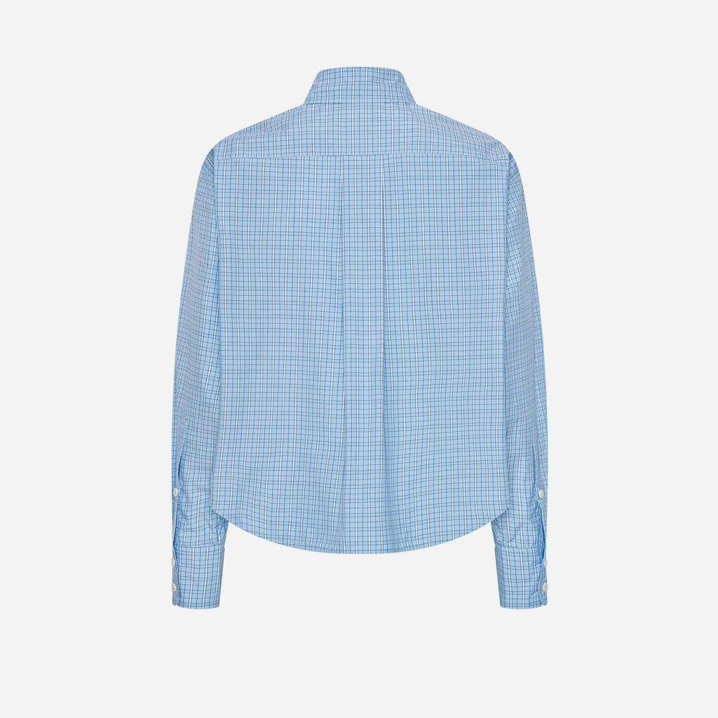 Anthon Shirt Blue/Black Check