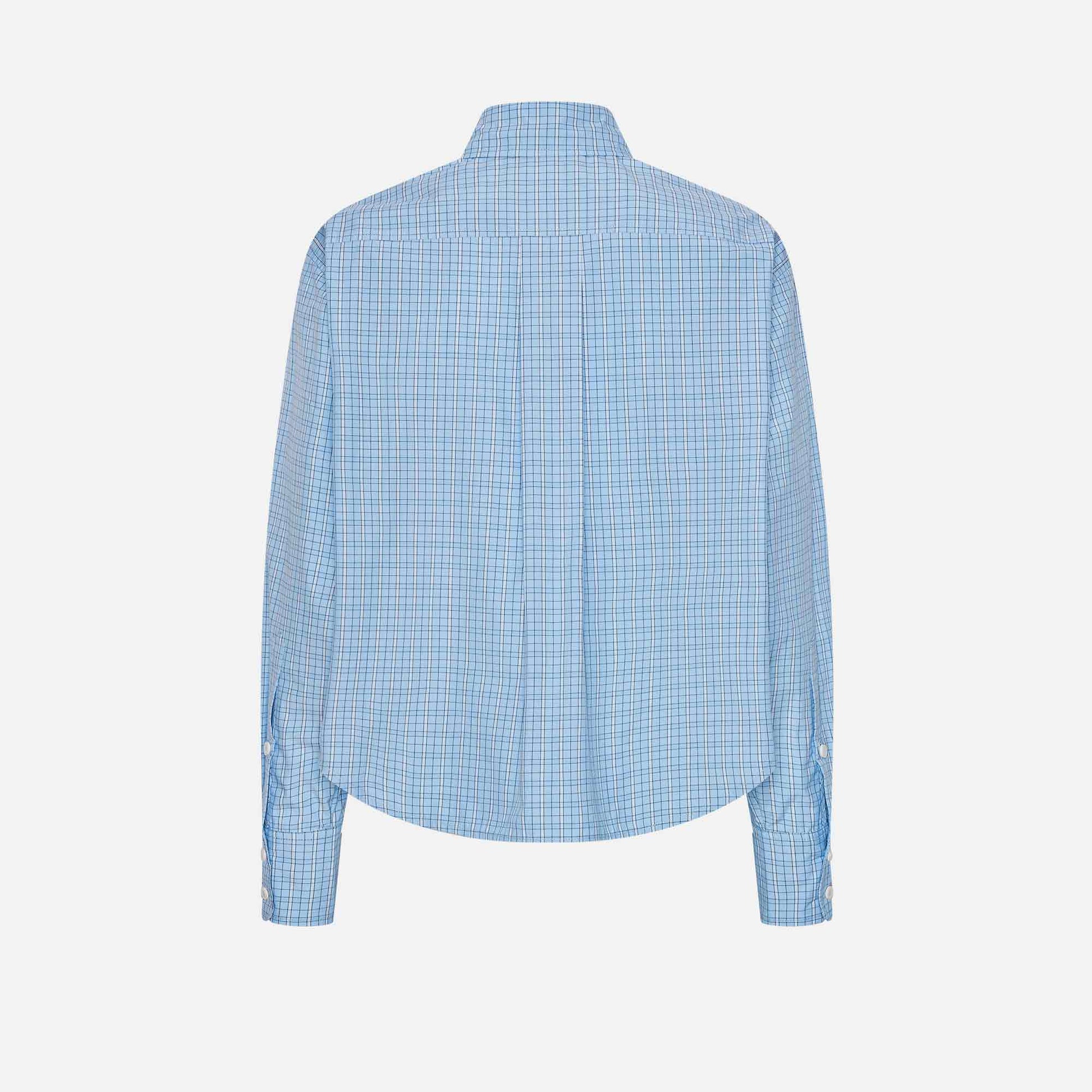 Anthon Shirt Blue/Black Check