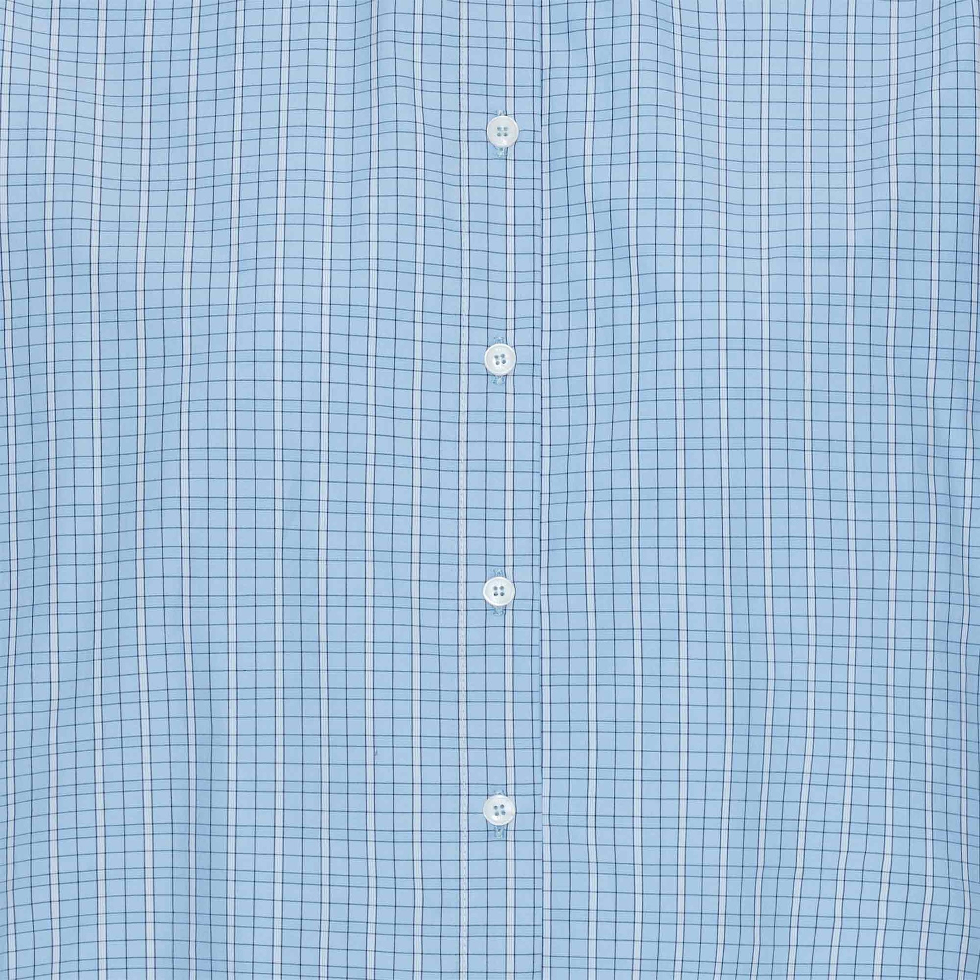 Anthon Shirt Blue/Black Check