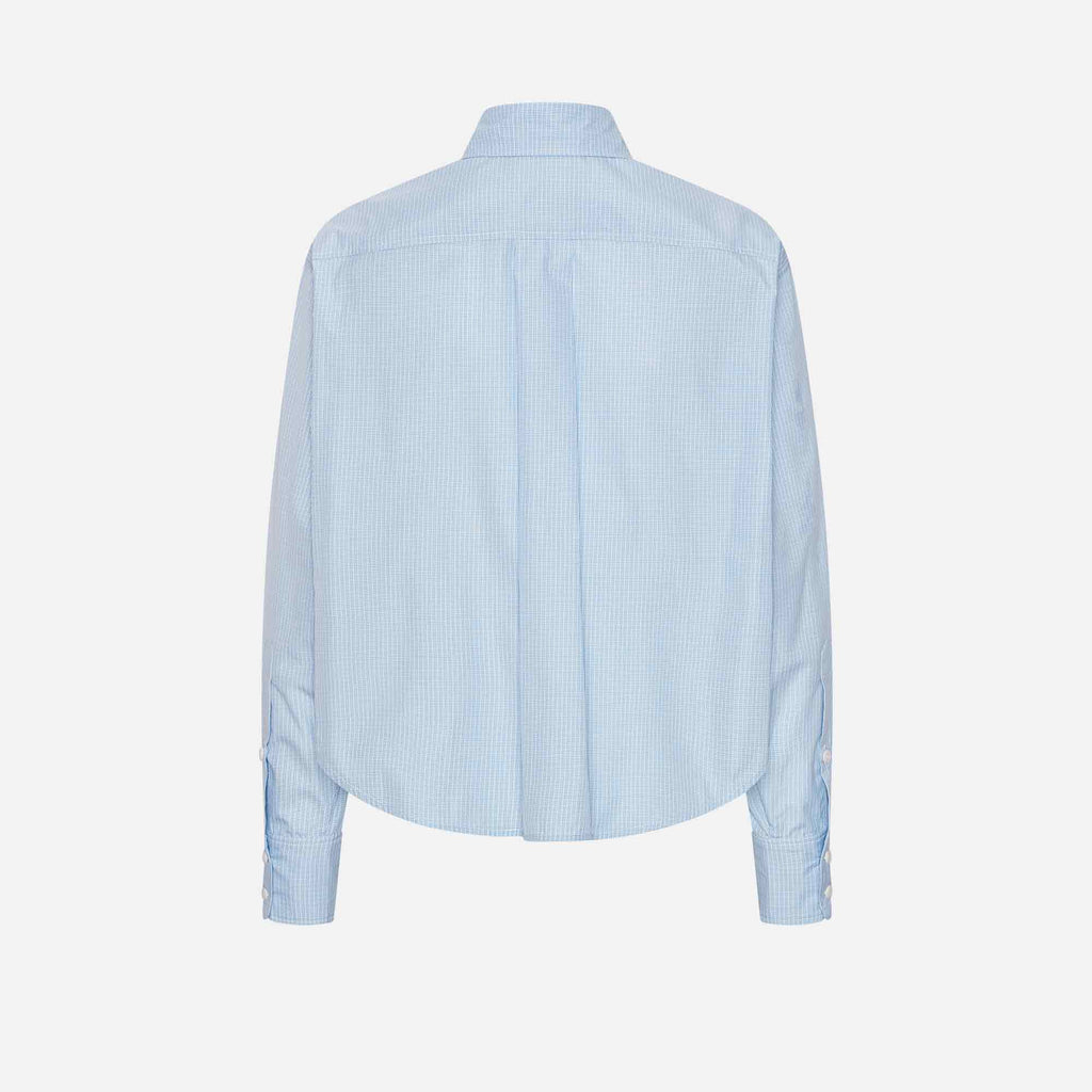 Anthon Shirt Light Blue Check