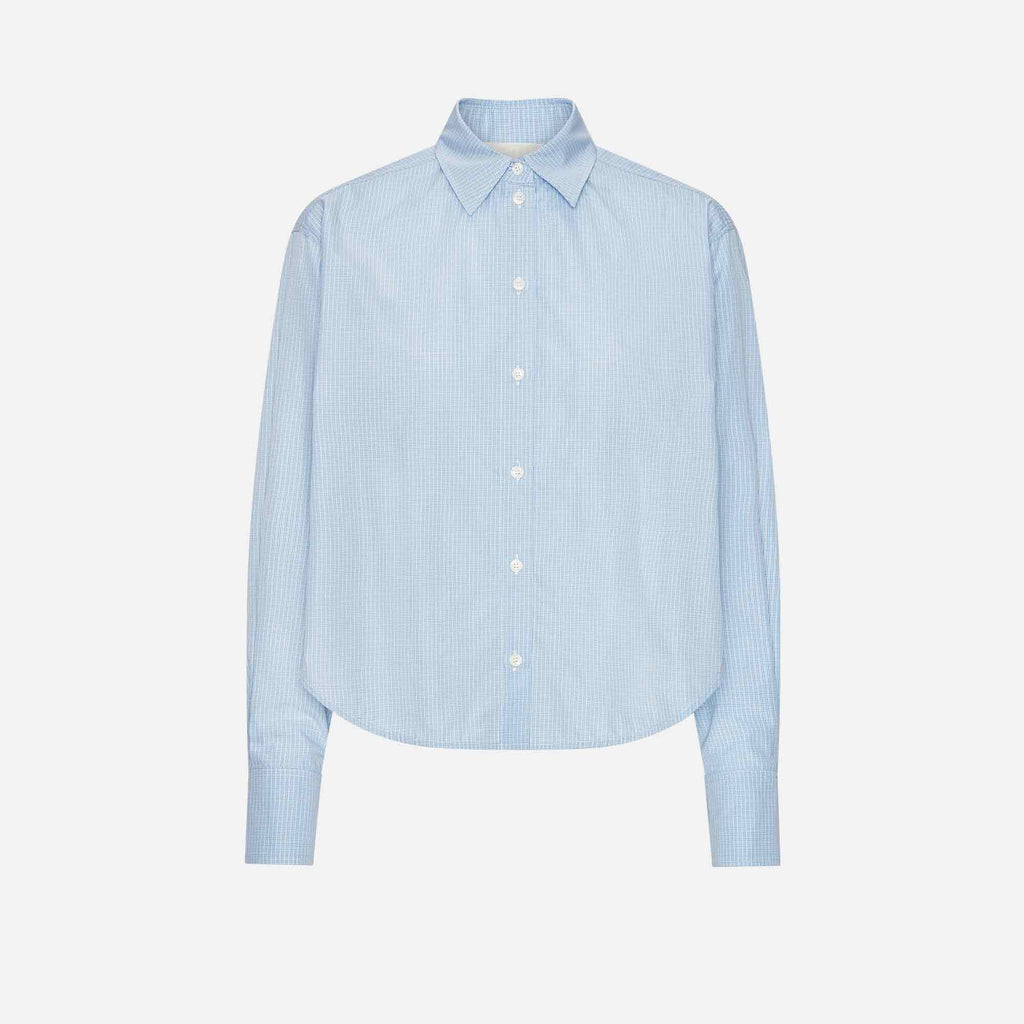 Anthon Shirt Light Blue Check