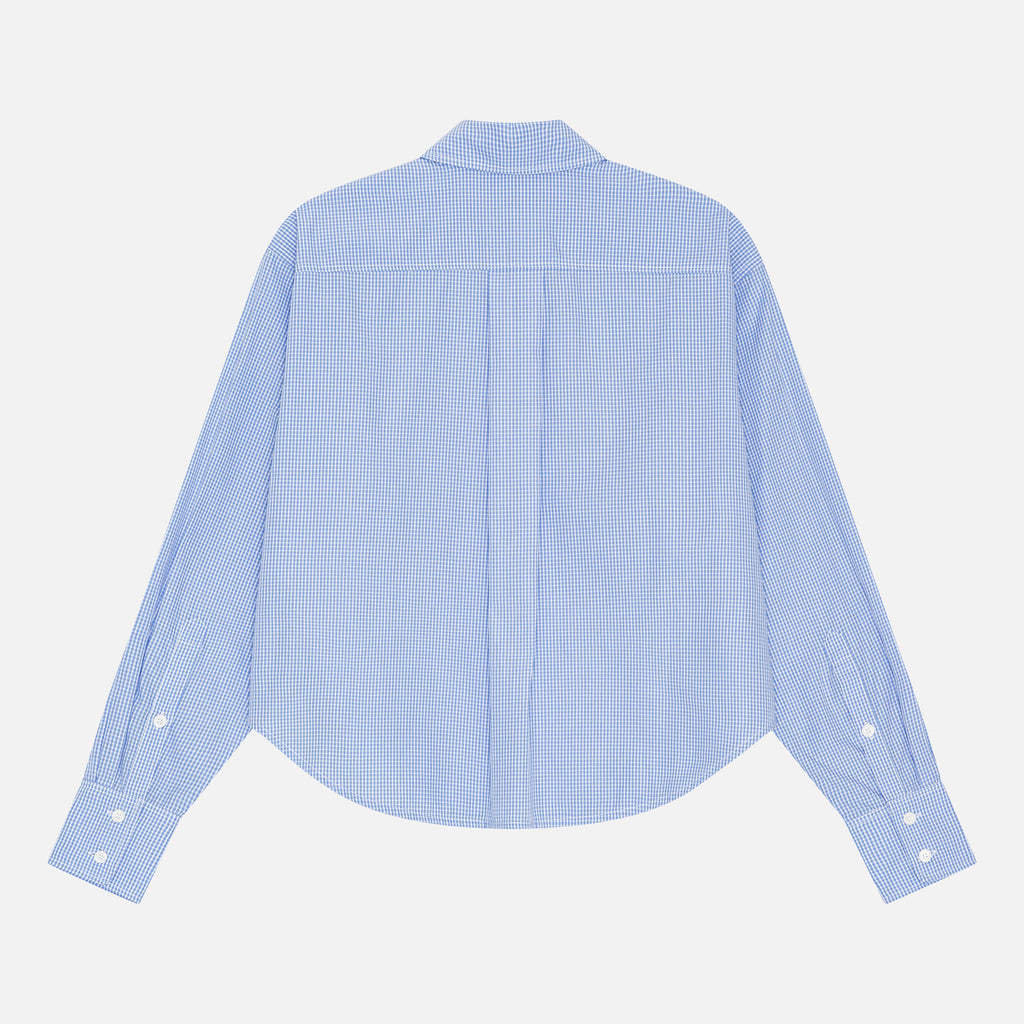 Anthon Shirt Small Blue Check