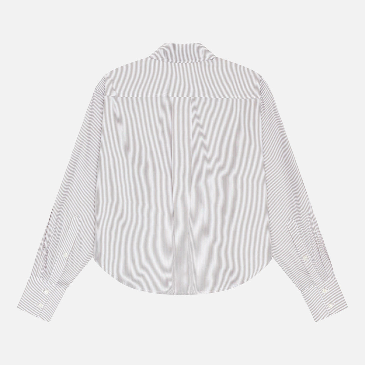 Anthon Shirt White/Sand Stripe