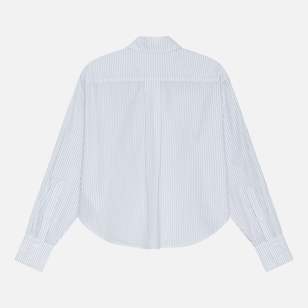 Anthon Shirt White Wide Stripe