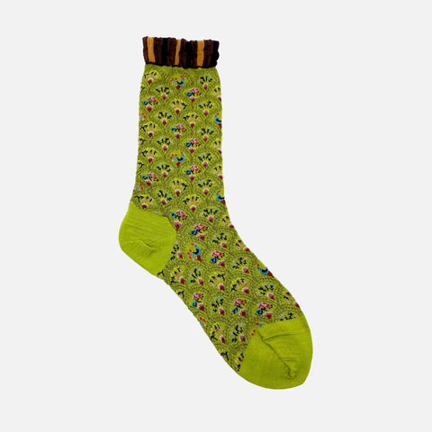 Fun Fan Socks Light Green