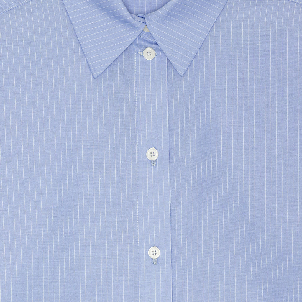 Arthur Shirt Dusty Blue Stripe