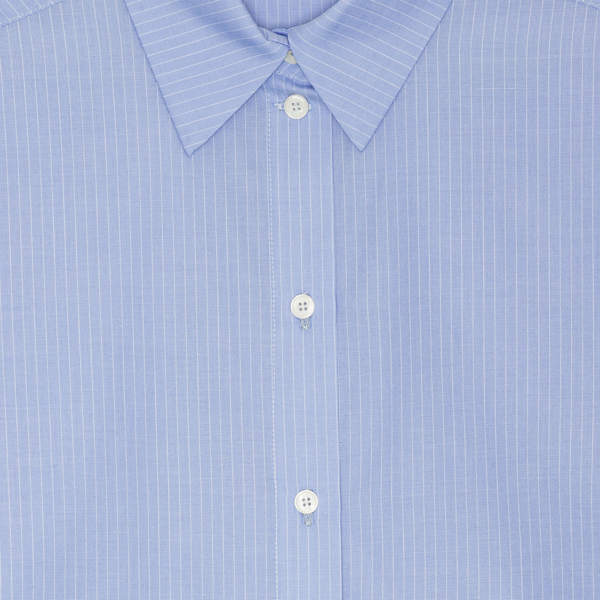 Arthur Shirt Dusty Blue Stripe