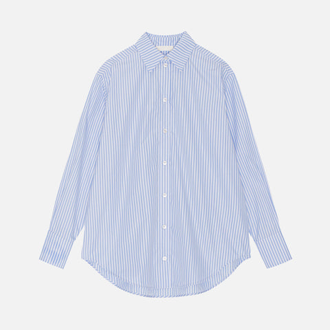 Arthur Shirt Blue/White Stripe
