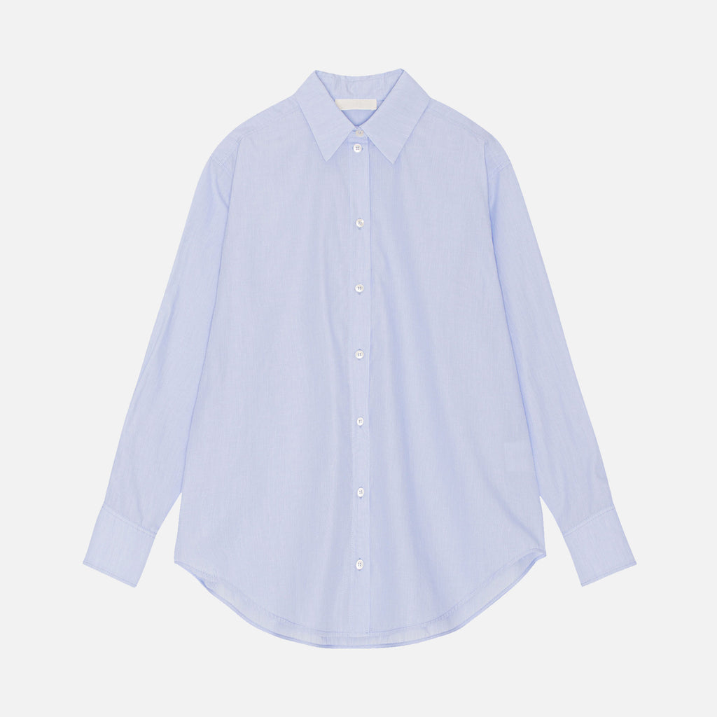 Arthur Shirt Blue/White Stripe
