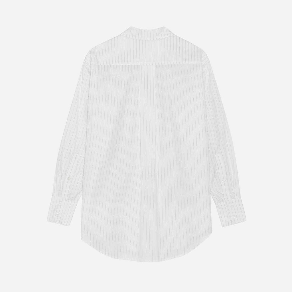 Arthur Shirt Brown Thin Stripe