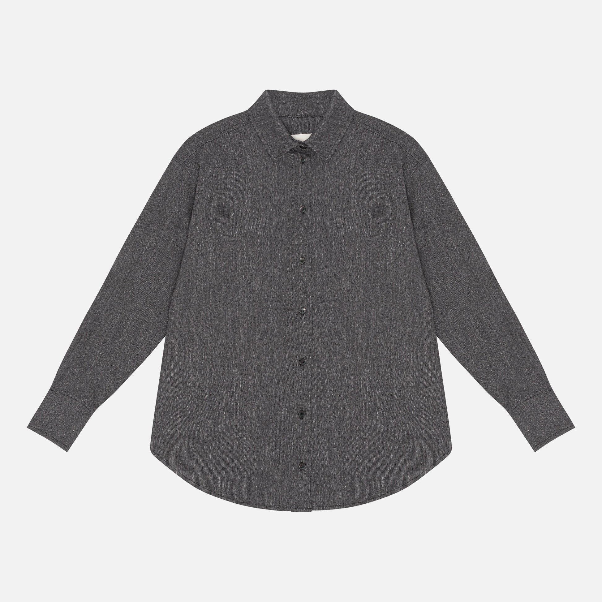 Arthur Shirt Denim Dark Grey