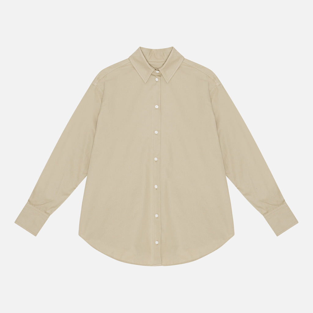 Arthur Shirt Twill Light Khaki