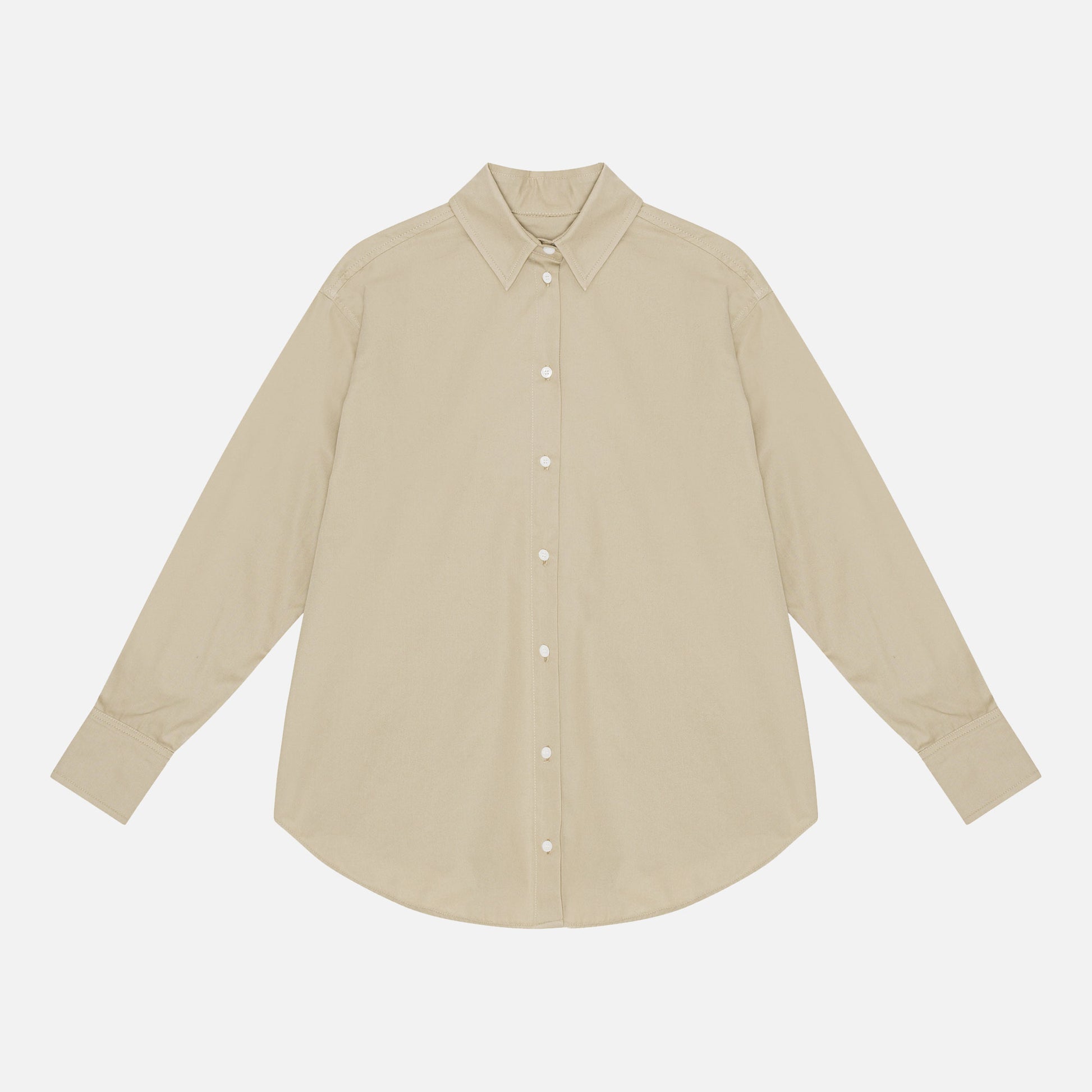 Arthur Shirt Twill Light Khaki