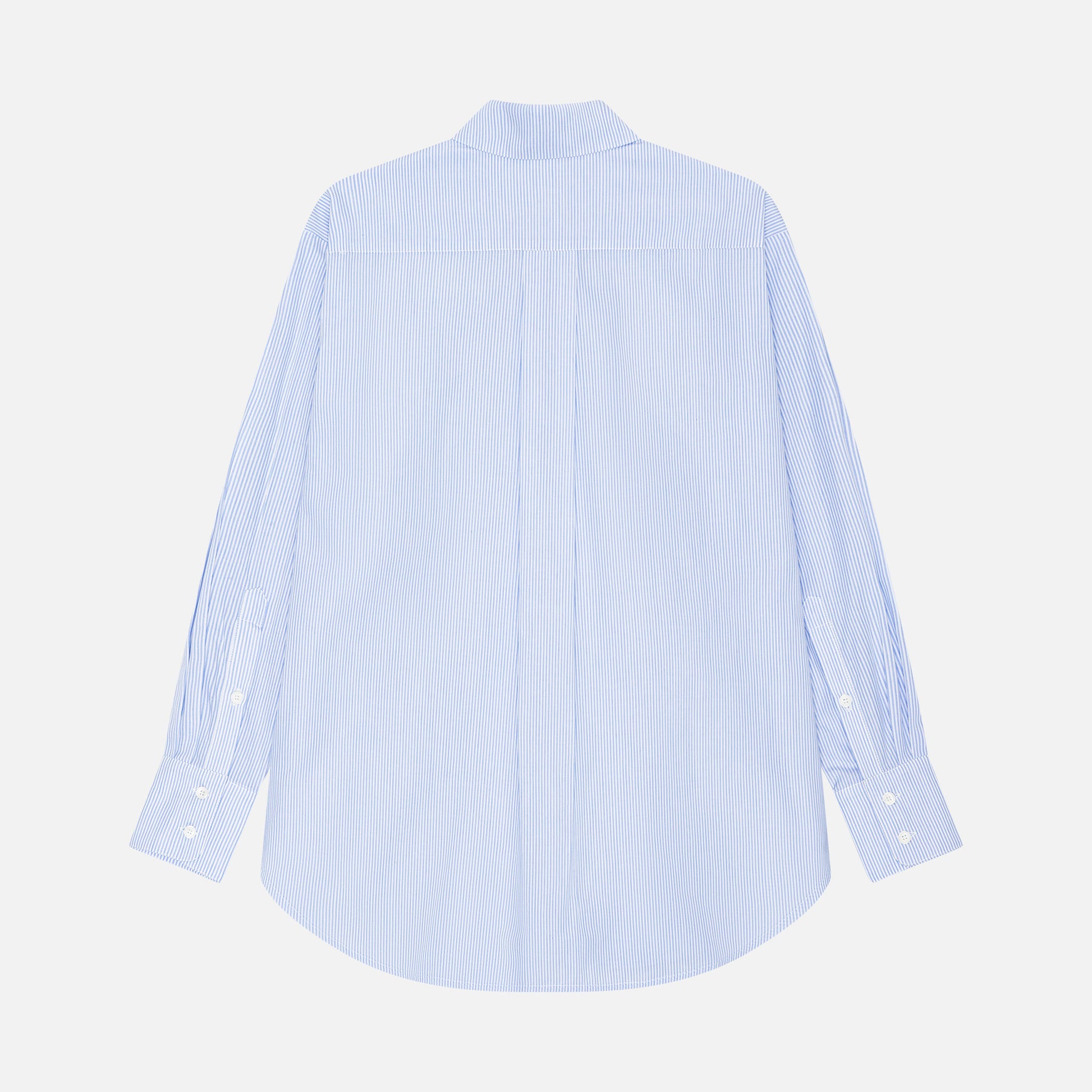 Arthur Shirt White Blue Stripe
