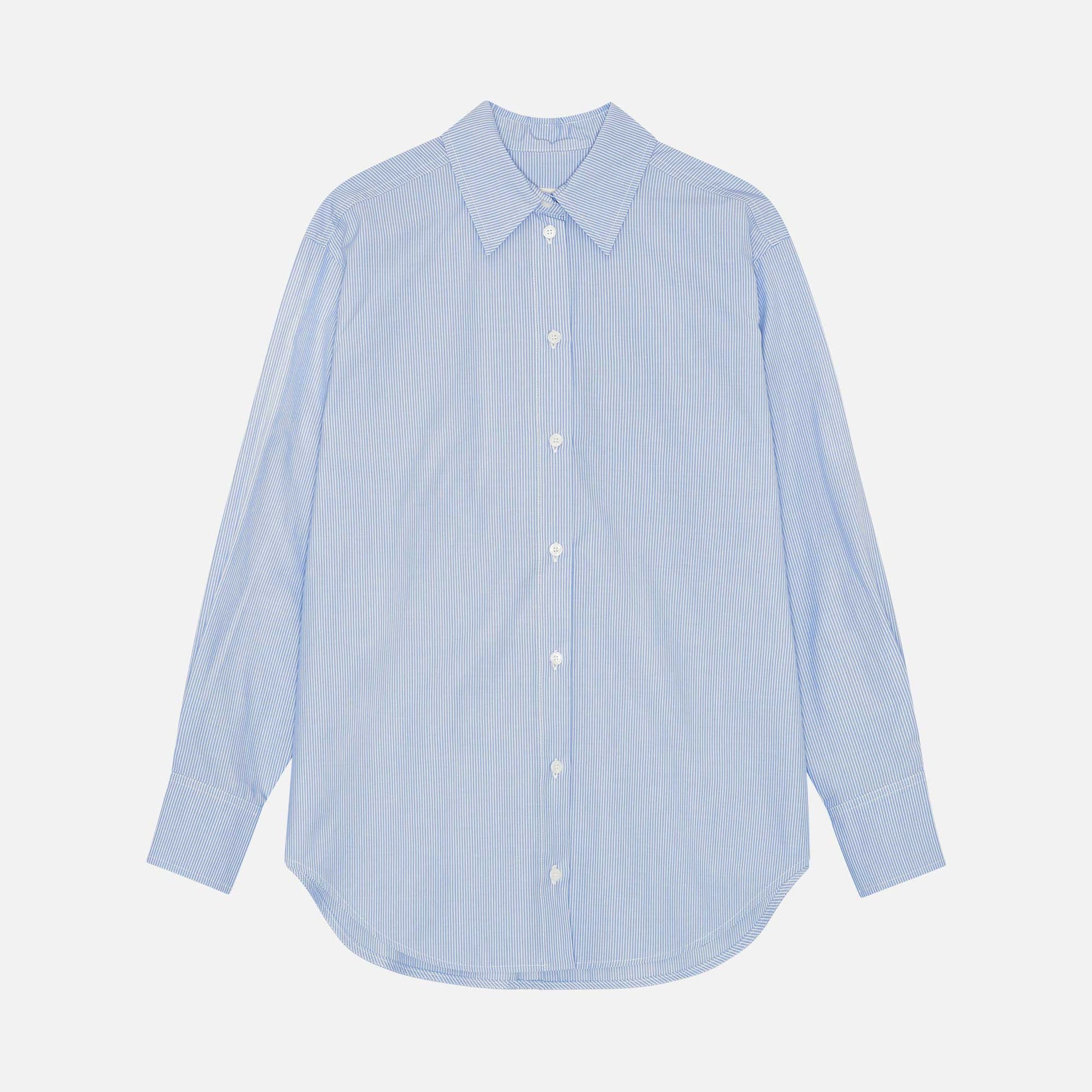 Artura Shirt Blue Vintage Stripe