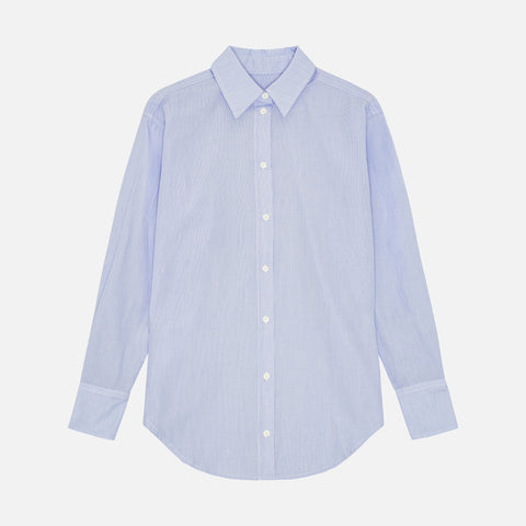 Artura Shirt Blue/White Stripe