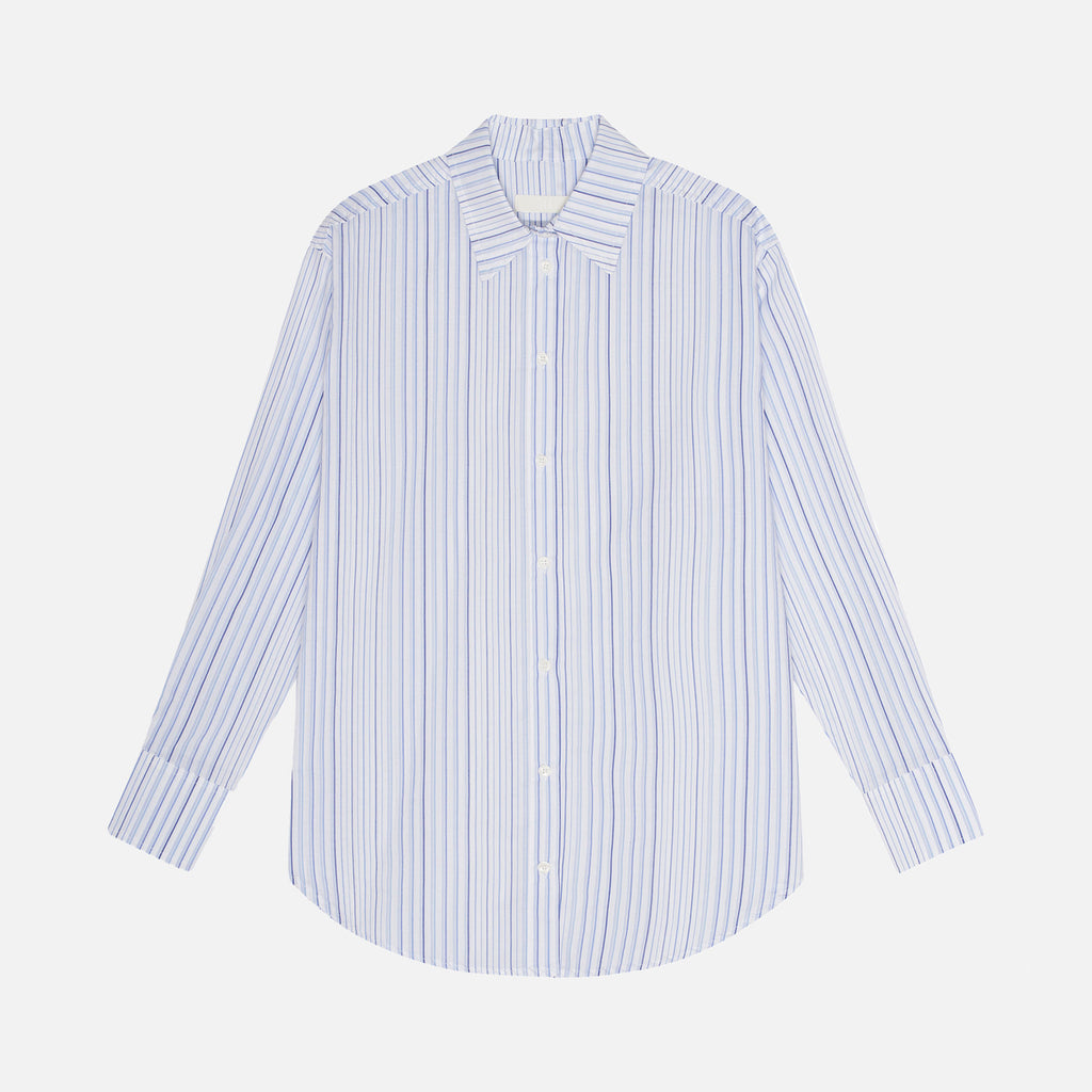 Artura Shirt Multi Stripe White/Blue