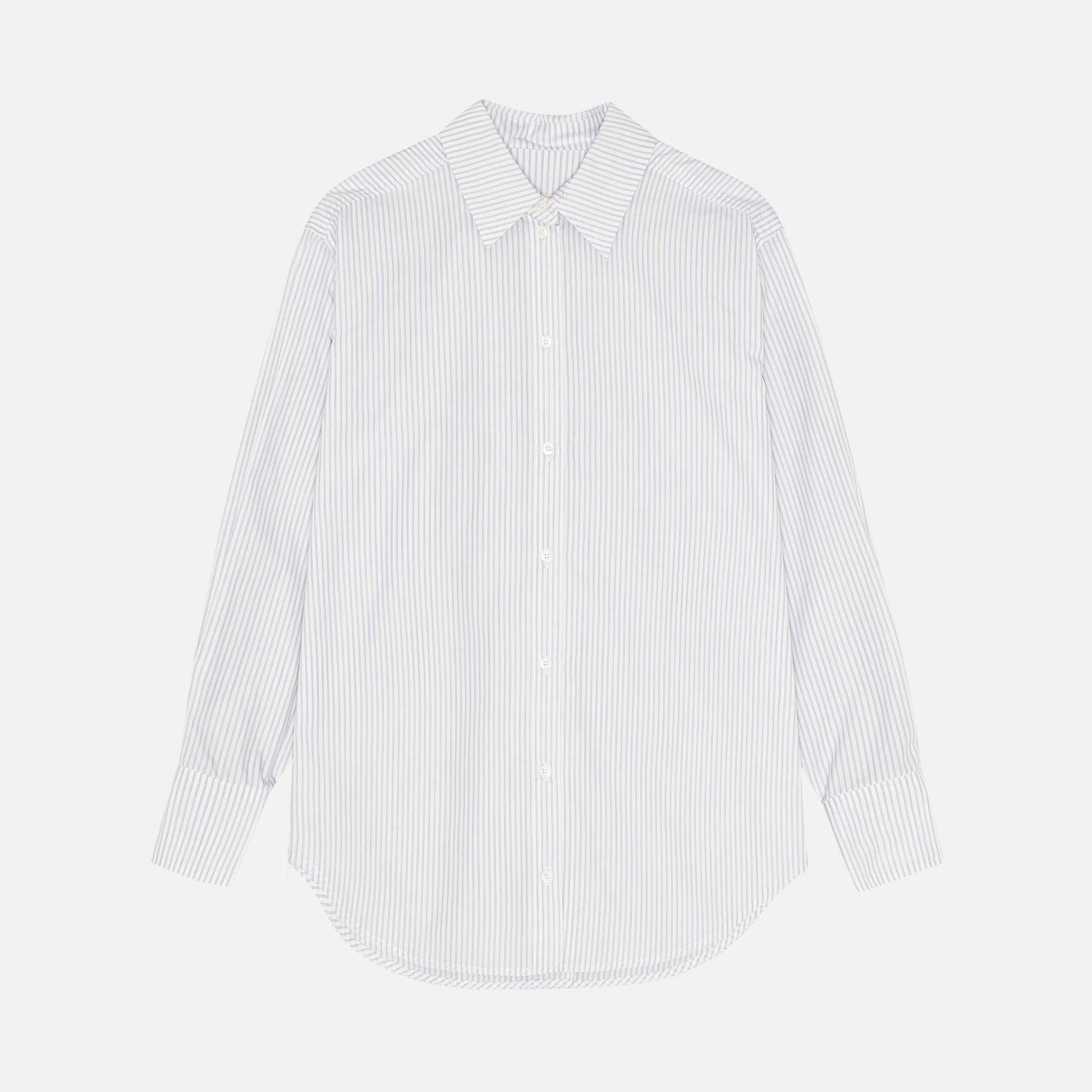 Artura Shirt Soft Grey Stripe